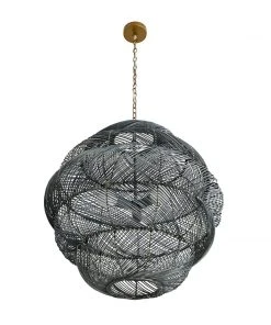 Arteriors Home Gwen Pendant Dark Gray 17 Arteriors Home Gwen Pendant Dark Gray
