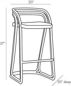 Arteriors Home Harrington Bar Stool New Arrivals