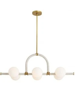 Arteriors Home Harrison Linear Chandelier Antique Brass New Arrivals
