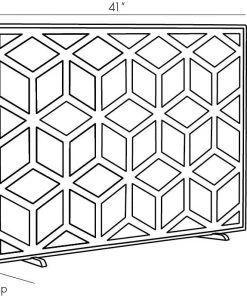 Arteriors Home Hathaway Fire Screen 16 Arteriors Home Hathaway Fire Screen