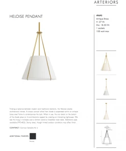 Arteriors Home Heloise Pendant Antique Brass New Arrivals 25 Arteriors Home Heloise Pendant Antique Brass New Arrivals