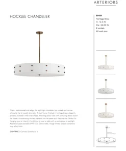 Arteriors Home Hocklee Chandelier