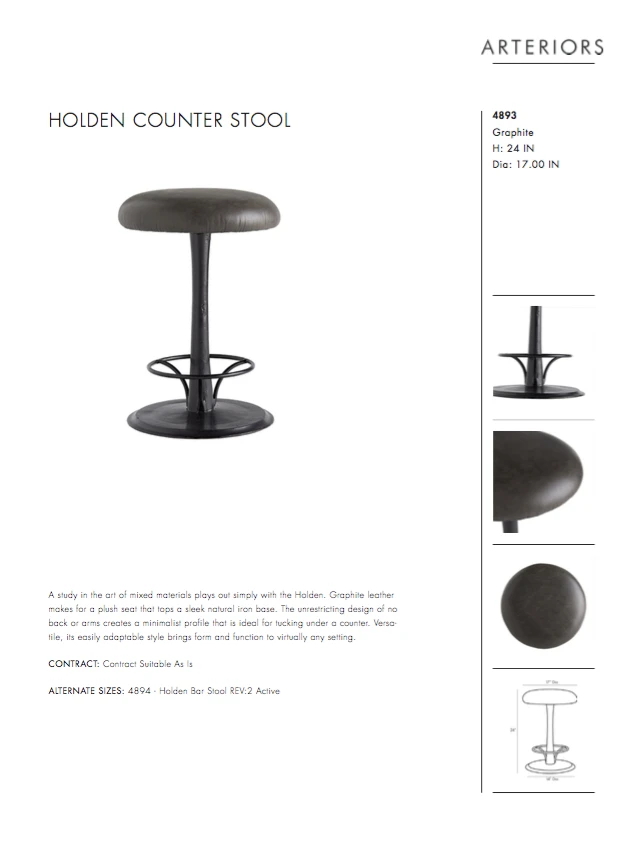 Arteriors Home New Arrivals Holden Counter Stool 10 Arteriors Home New Arrivals Holden Counter Stool