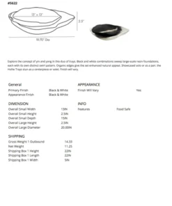 Arteriors Home Hollie Tray Set Of Two