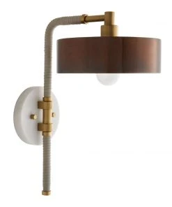 Arteriors Home New Arrivals Aaron Sconce Heritage Brass