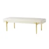 Arteriors Home Andrea Rectangular Bench Muslin 2 Arteriors Home Andrea Rectangular Bench Muslin