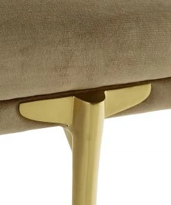 Arteriors Home Andrea Rectangular Bench Harvest Velvet