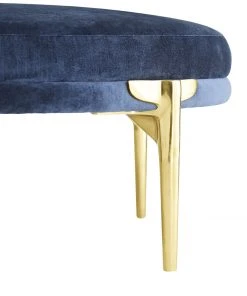 Arteriors Home Andrea Round Ottoman Blue New Arrivals 16 Arteriors Home Andrea Round Ottoman Blue New Arrivals