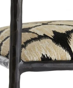 Arteriors Home Barbana Bar Stool Ocelot Embroidery 20 Arteriors Home Barbana Bar Stool Ocelot Embroidery