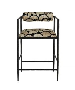 Arteriors Home New Arrivals Barbana Counter Stool Ocelot Embroidery 13 Arteriors Home New Arrivals Barbana Counter Stool Ocelot Embroidery