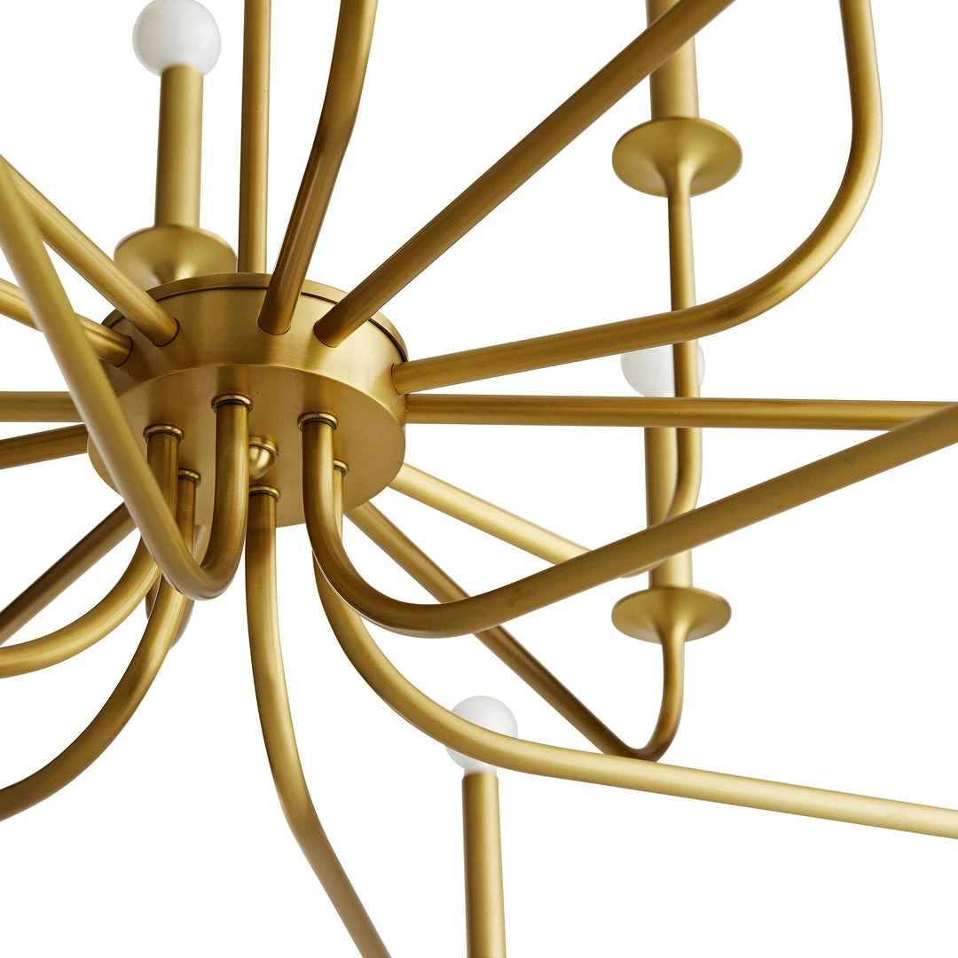 Arteriors Home New Arrivals Breck Large Chandelier Antique Brass 5 Arteriors Home New Arrivals Breck Large Chandelier Antique Brass