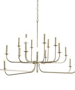 Arteriors Home New Arrivals Breck Large Chandelier Antique Silver