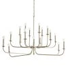 Arteriors Home New Arrivals Breck Large Chandelier Antique Silver