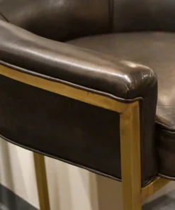 Arteriors Home Calvin Counter Stool Brindle And Brass 7 Arteriors Home Calvin Counter Stool Brindle And Brass