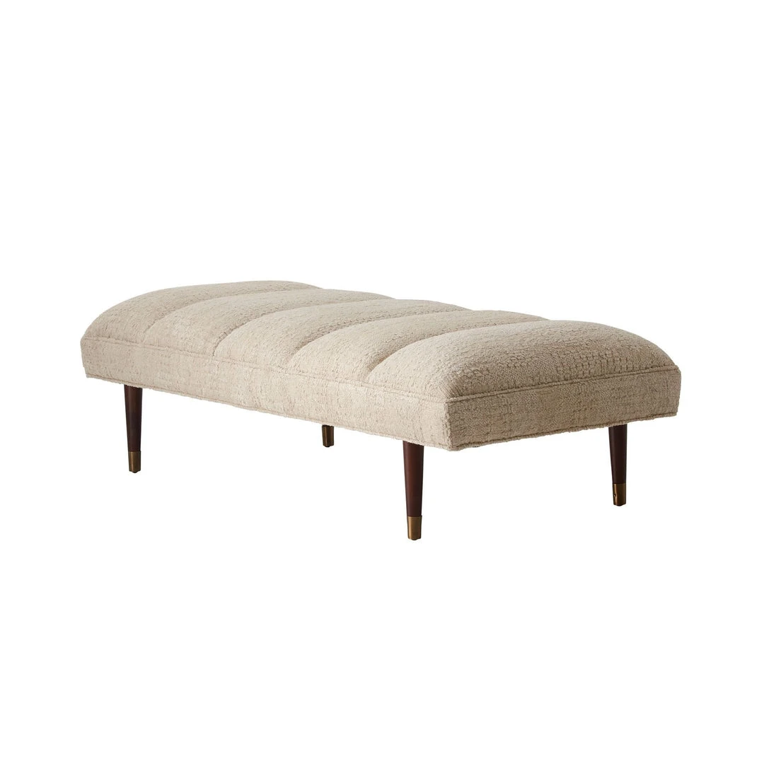Arteriors Home Christophe Bench Almond Chenille 5 Arteriors Home Christophe Bench Almond Chenille