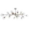 Arteriors Home Dallas Medium Chandelier Polished Nickel