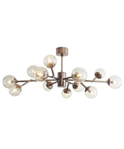 Arteriors Home New Arrivals Dallas Small Chandelier Brown Nickel