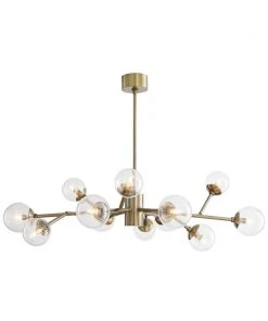 Arteriors Home New Arrivals Dallas Small Chandelier Vintage Brass