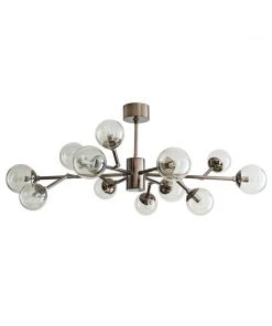 Arteriors Home New Arrivals Dallas Small Chandelier Brown Nickel