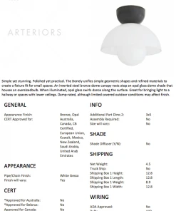 Arteriors Home New Arrivals Donley Flush Mount Bronze 13 Arteriors Home New Arrivals Donley Flush Mount Bronze