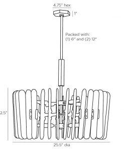 Arteriors Home Klaus Chandelier 19 Arteriors Home Klaus Chandelier