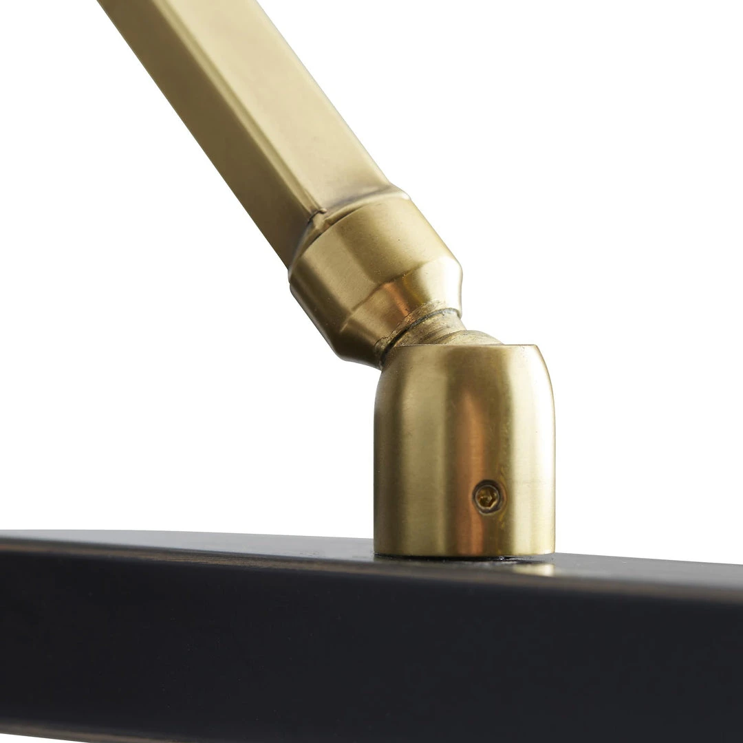 Arteriors Home Linus Linear Chandelier Bronze Frosted Glass 9 Arteriors Home Linus Linear Chandelier Bronze Frosted Glass