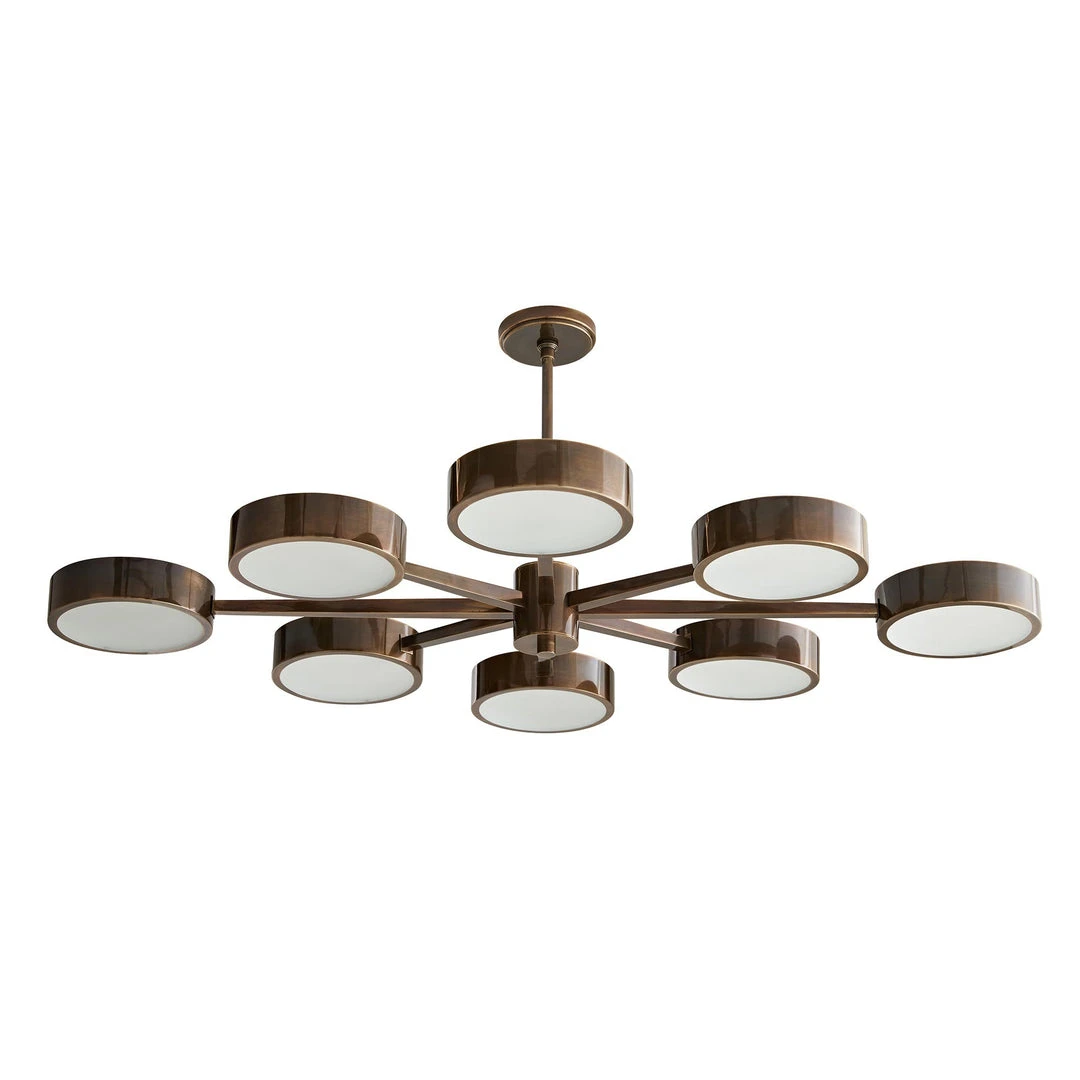 Arteriors Home New Arrivals Linus Starburst Chandelier Heritage Brass 6 Arteriors Home New Arrivals Linus Starburst Chandelier Heritage Brass
