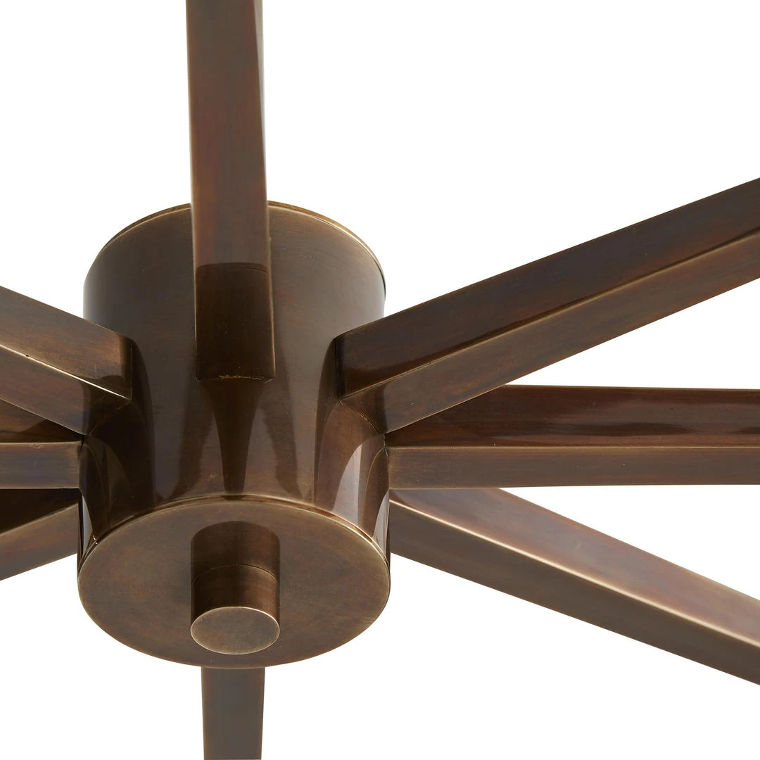 Arteriors Home New Arrivals Linus Starburst Chandelier Heritage Brass 10 Arteriors Home New Arrivals Linus Starburst Chandelier Heritage Brass