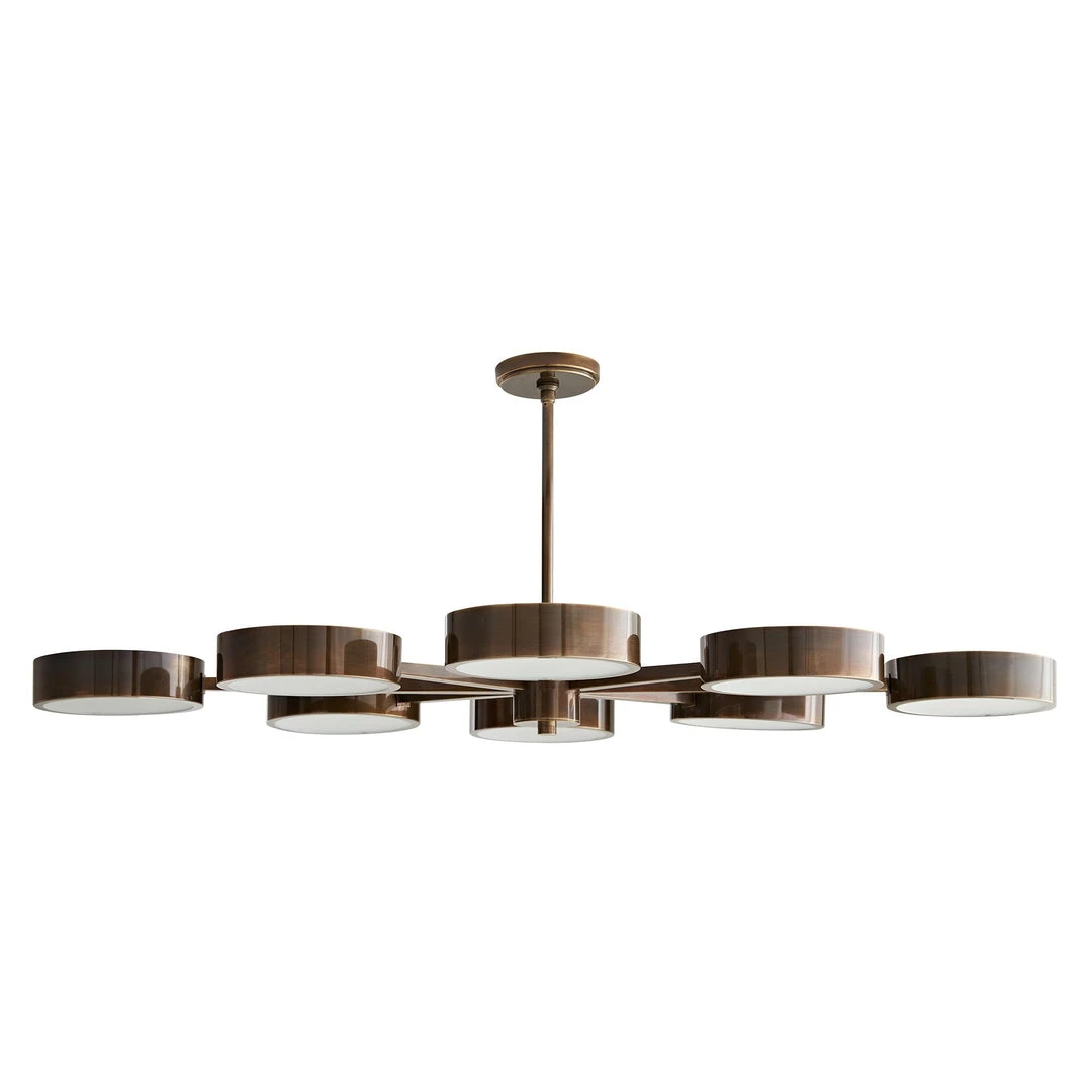 Arteriors Home New Arrivals Linus Starburst Chandelier Heritage Brass 3 Arteriors Home New Arrivals Linus Starburst Chandelier Heritage Brass