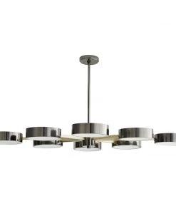 Arteriors Home Linus Starburst Chandelier Pale Brass