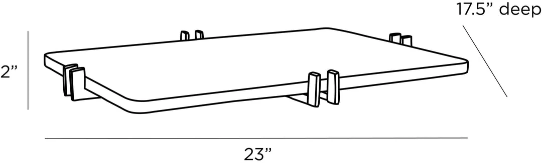 Arteriors Home New Arrivals Lockhart Tray 9 Arteriors Home New Arrivals Lockhart Tray