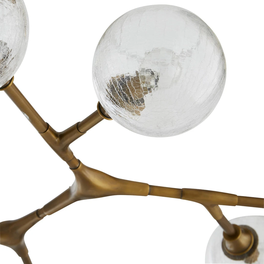 Arteriors Home New Arrivals Mahowald Fixed Chandelier Antique Brass 4 Arteriors Home New Arrivals Mahowald Fixed Chandelier Antique Brass
