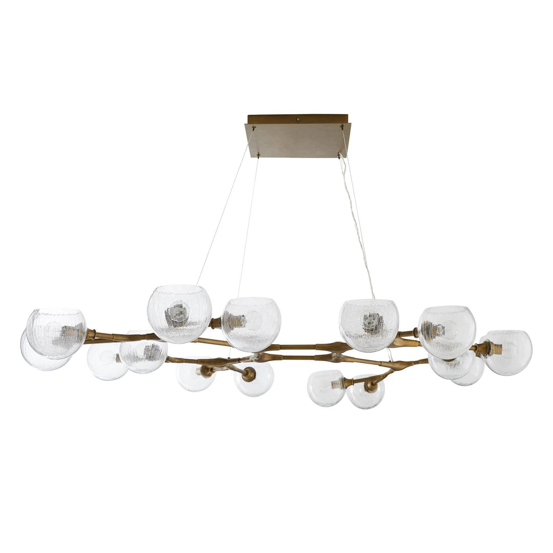 Arteriors Home New Arrivals Mahowald Fixed Chandelier Antique Brass 3 Arteriors Home New Arrivals Mahowald Fixed Chandelier Antique Brass