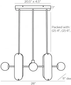 Arteriors Home Maradona Pendant
