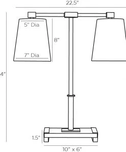Arteriors Home Messina Lamp Brass 21 Arteriors Home Messina Lamp Brass