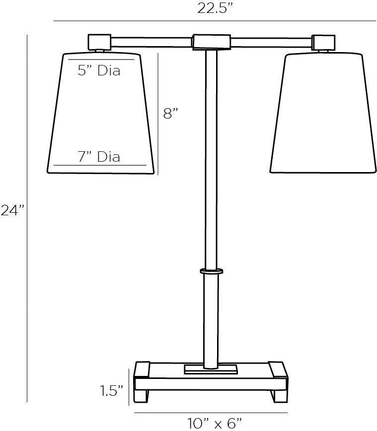 Arteriors Home Messina Lamp Brass 12 Arteriors Home Messina Lamp Brass