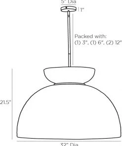 Arteriors Home New Arrivals Midori Pendant 21 Arteriors Home New Arrivals Midori Pendant