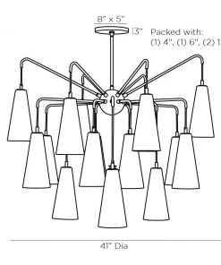 Arteriors Home Mika Chandelier 23 Arteriors Home Mika Chandelier