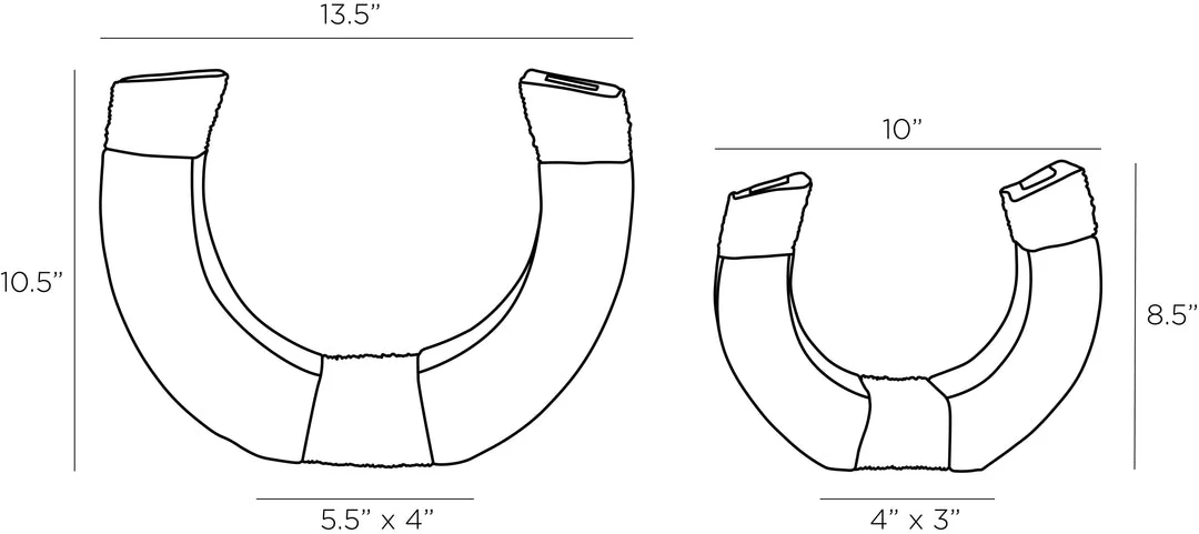 Arteriors Home Nesbit Sculptures Set Of 2 13 Arteriors Home Nesbit Sculptures Set Of 2