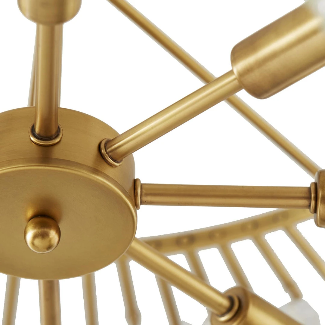 Arteriors Home Nessa Chandelier Round Antique Brass New Arrivals Arteriors Home Nessa Chandelier Round Antique Brass New Arrivals