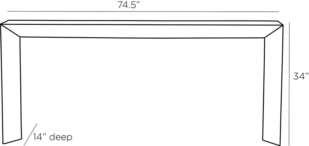 Arteriors Home Ormando Console 12 Arteriors Home Ormando Console