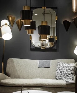 Arteriors Home New Arrivals Nolan Small Pendant Black