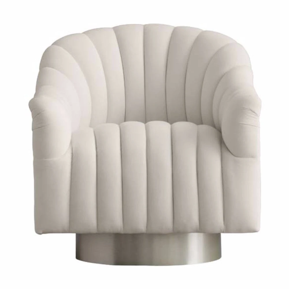 Arteriors Home New Arrivals Springsteen Chair Muslin Champagne Swivel 3 Arteriors Home New Arrivals Springsteen Chair Muslin Champagne Swivel