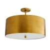 Arteriors Home New Arrivals Tarbell Semi Flush Antique Brass