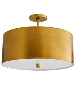 Arteriors Home New Arrivals Tarbell Semi Flush Antique Brass
