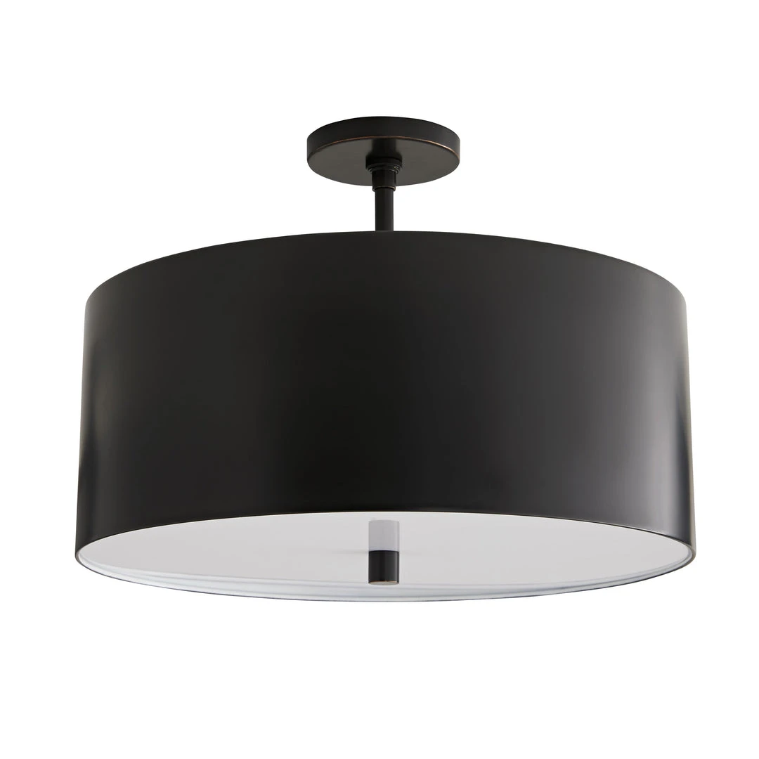 Arteriors Home Tarbell Semi Flush Bronze 3 Arteriors Home Tarbell Semi Flush Bronze