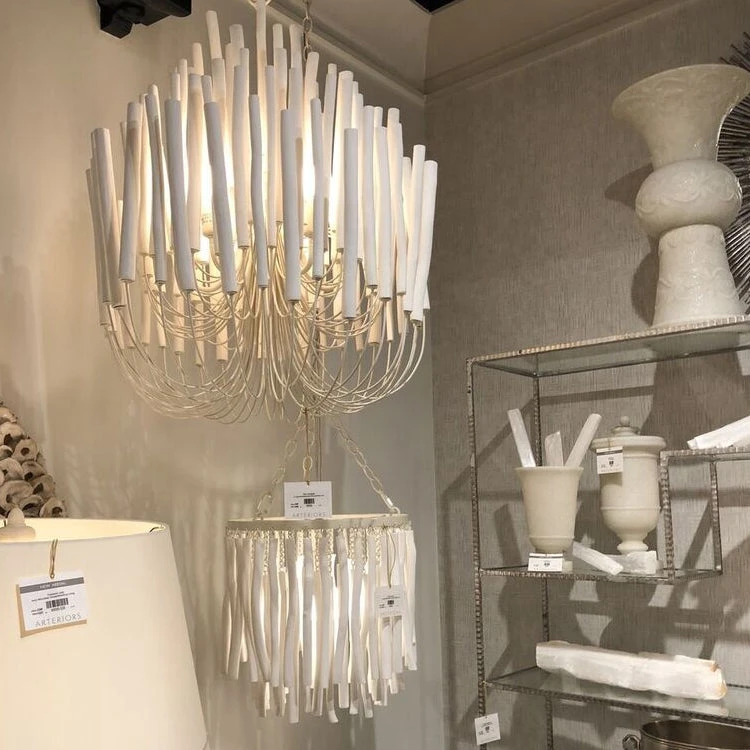 Arteriors Home Tilda Large Chandelier White New Arrivals 7 Arteriors Home Tilda Large Chandelier White New Arrivals