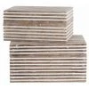 Arteriors Home New Arrivals Trinity Boxes Whitewashed Wood Set Of Two 2 Arteriors Home New Arrivals Trinity Boxes Whitewashed Wood Set Of Two