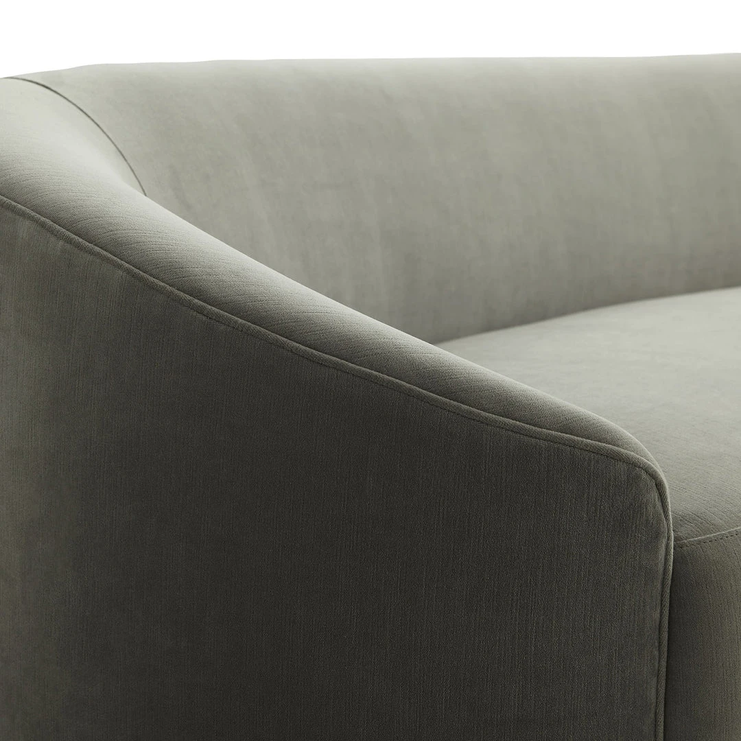 Arteriors Home Turner Sofa Sharkskin Velvet Grey Ash 8 Arteriors Home Turner Sofa Sharkskin Velvet Grey Ash