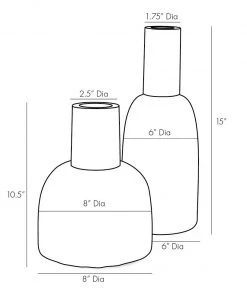 Arteriors Home New Arrivals Huff Vases Set 20 Arteriors Home New Arrivals Huff Vases Set